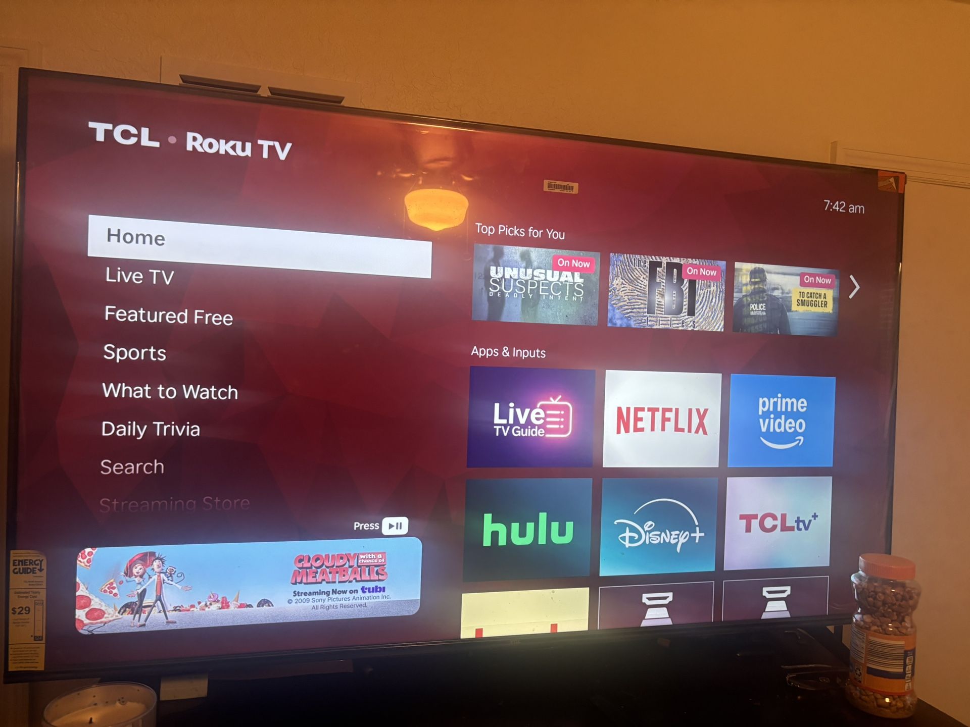 55 Inch Like Brand New Still Has Plastic On Screen