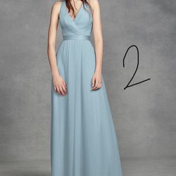 Selling 2 Bridesmaid NYE Baby Blue “mist” Vera Wang Dresses 