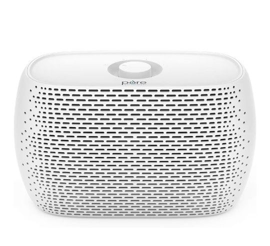 New Pure Enrichment PureZone Breeze Tabletop 2-in-1 Air Purifier and True HEPA Filter, Cleans Air, Helps Alleviate Allergies, Removes Pet Hair, & Smok