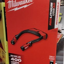 MILWAUKEE REDLITHIUM USB 400L NECK LIGHT 
