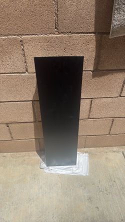 Two Black floating shelves