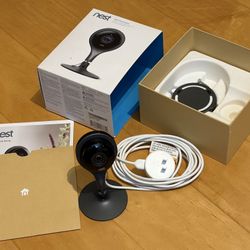 Google Nest Cam Indoor - 1st Generation - Wired Indoor Camera