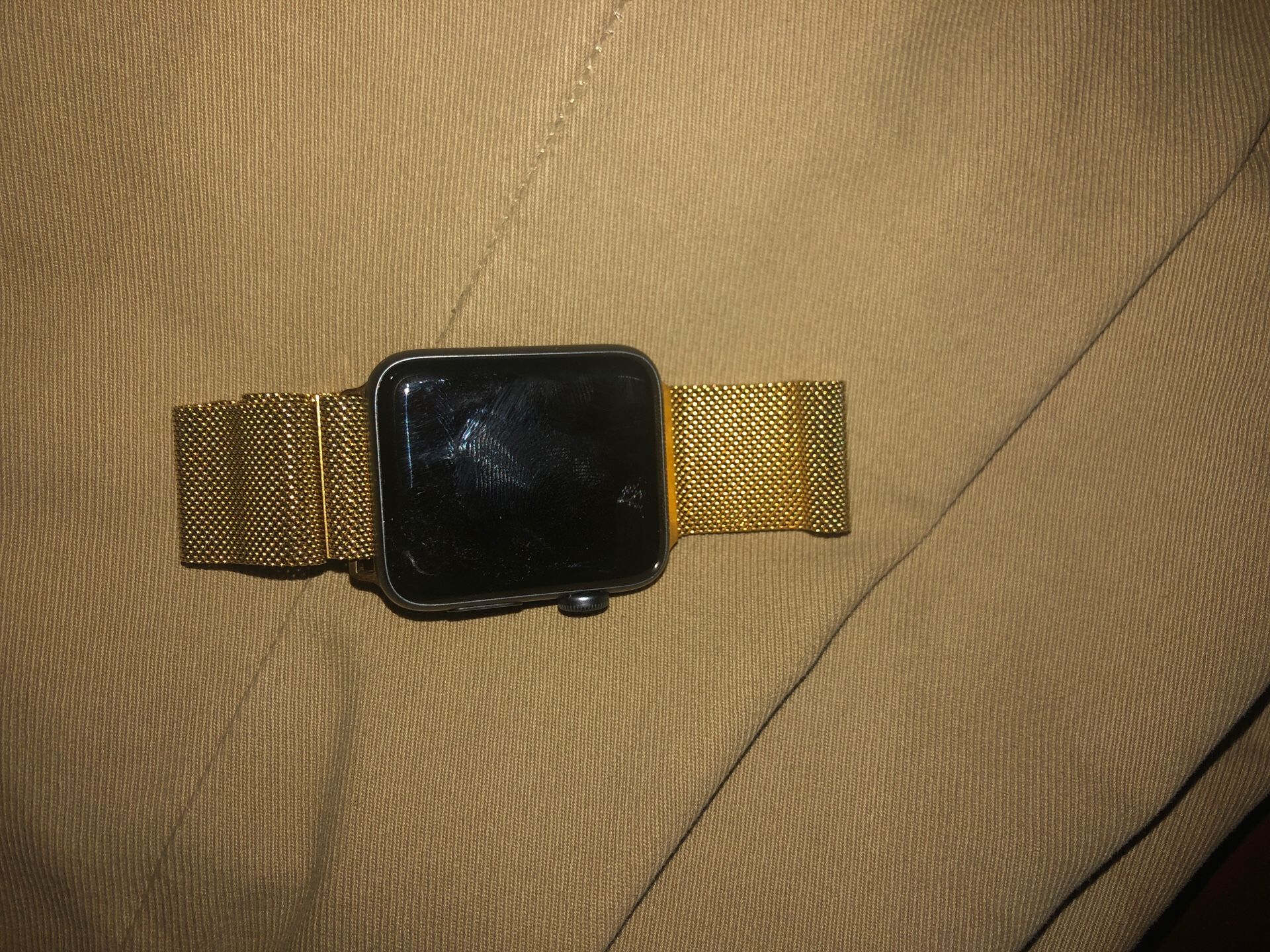 Almost brand new. Barely used Apple Watch series 3 Nike addition