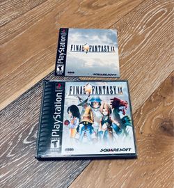 Final Fantasy IX 9 PS1 Black Label Case (Sony PlayStation 1, 2000) Video Game