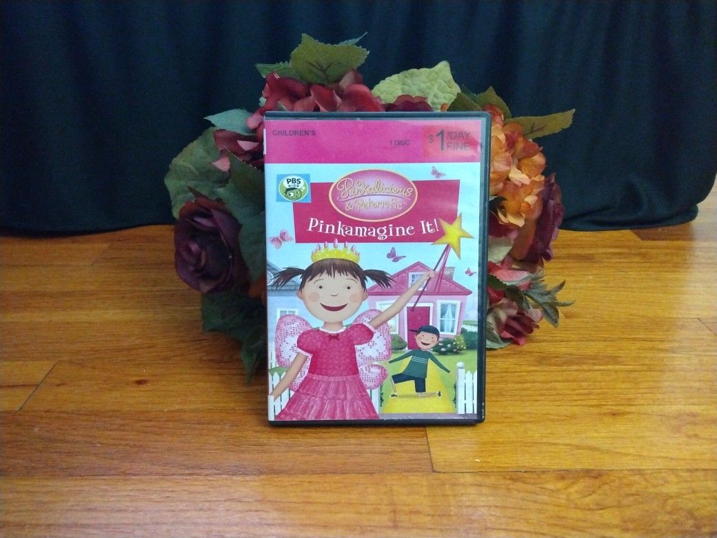 3/$10 🌟 PBS Kids: Pinkalicious & Peterrific Pinkamagine It! DVD