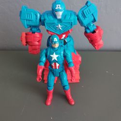 Hasbro Avengers Mech Strike 8-inch Ultimate Mech Suit Captain America Action Figure