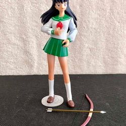 InuYasha Kagome Anime Manga With Bow &  Arrow Loose 5.5” Action Figure Rare L2