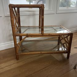 Vintage 70s Tiered Side Table