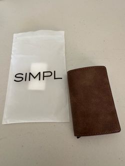 Brown leather wallet