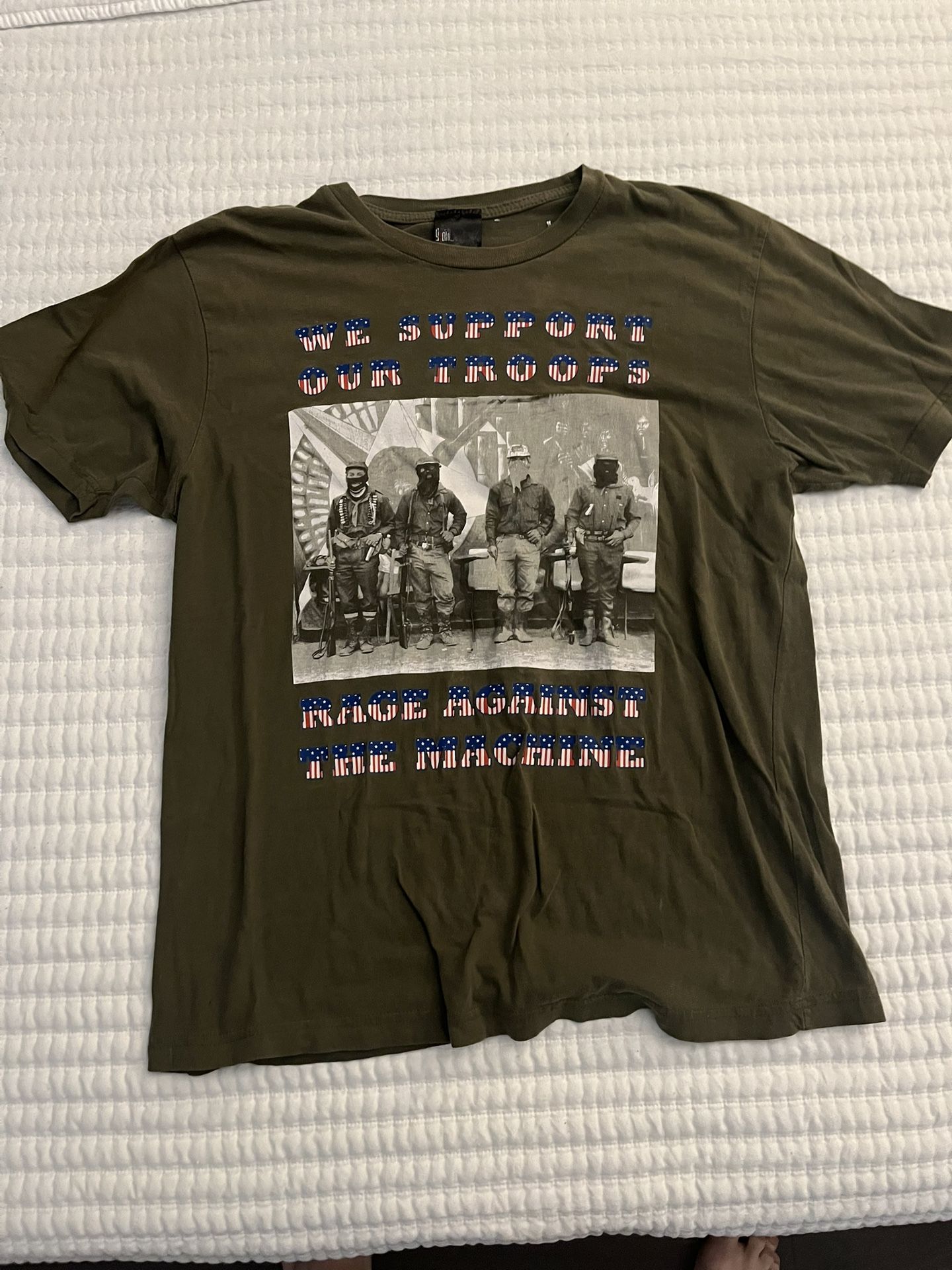 Support Your Troops RAGE AGAINST THE MACHINE shirt