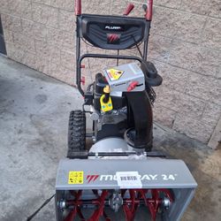 Murray MYS2420801 Flurry 24" 208cc Dual-Stage Gas Snow Blower NEW Briggs Stratto