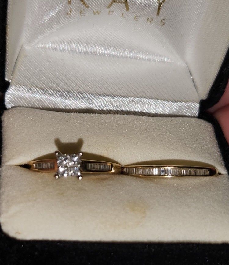 3/4 Dimond Wedding Set