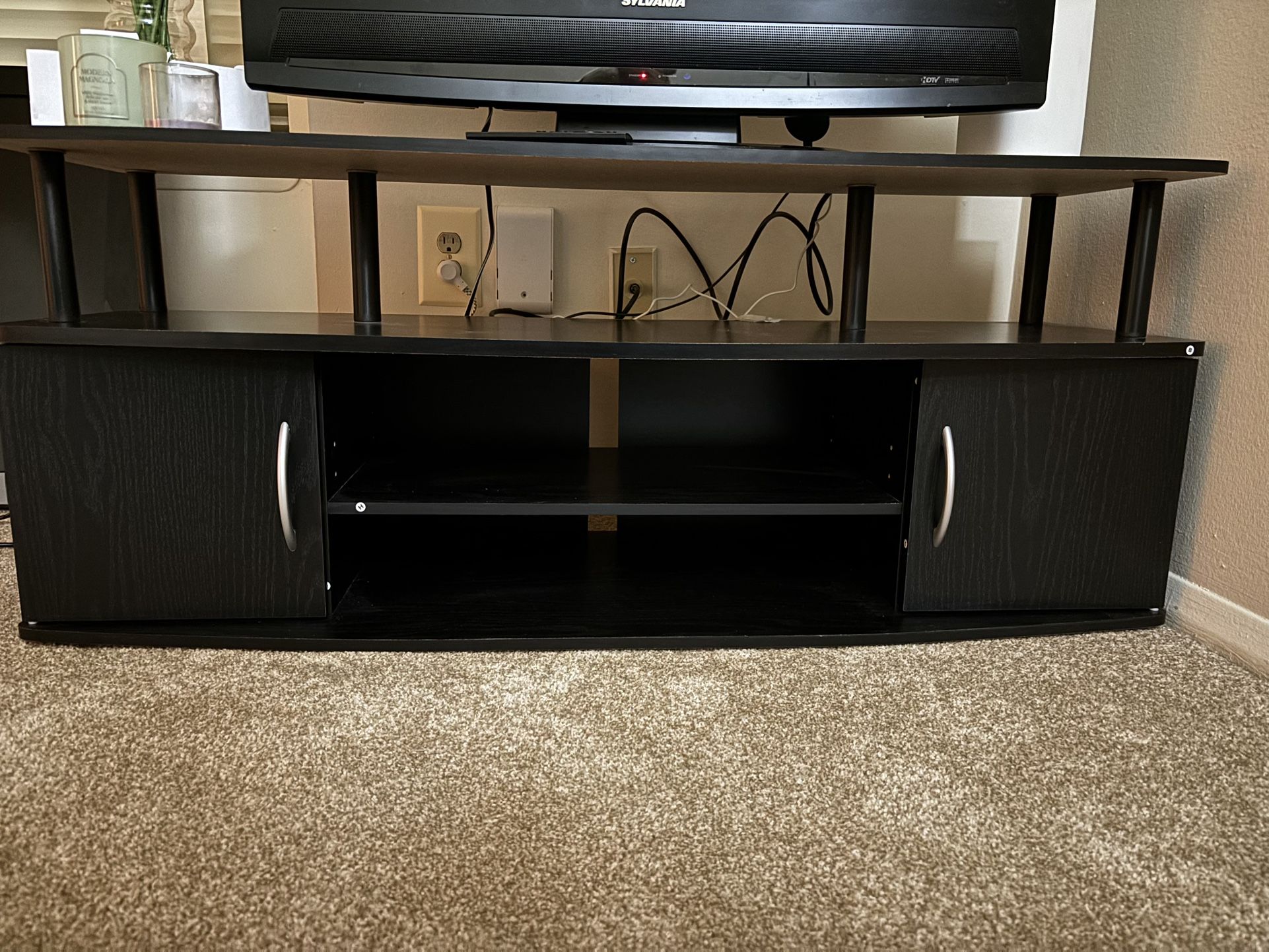 Black TV Stand 
