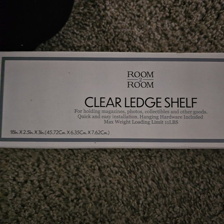 Clear Ledge Shelf