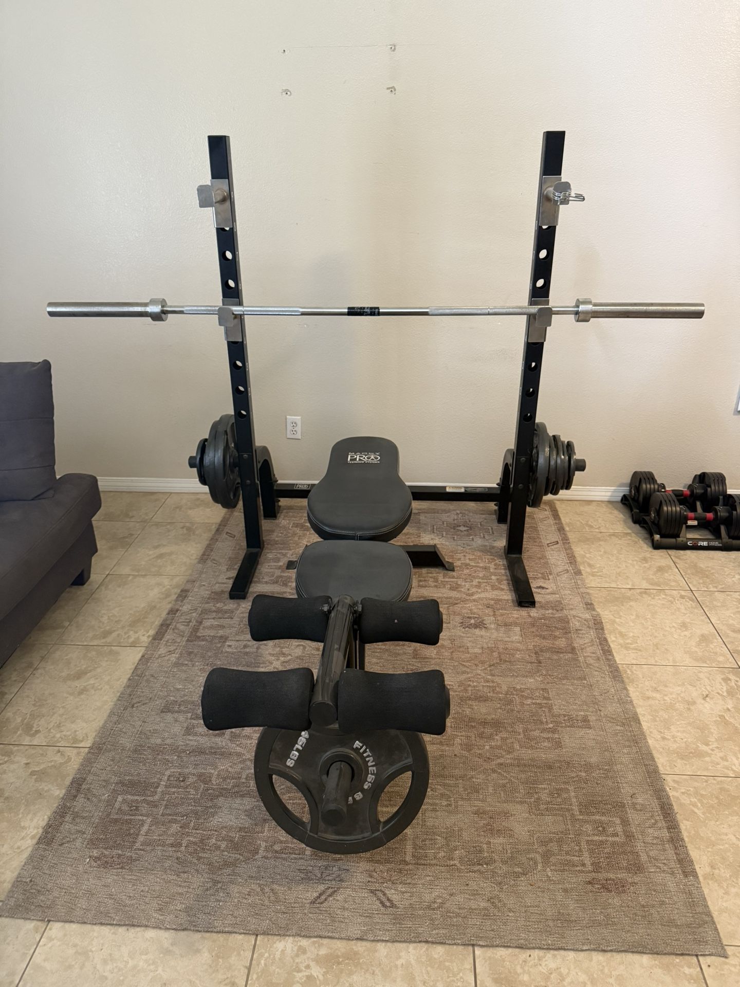 Marcy Pro Weight Bench Set