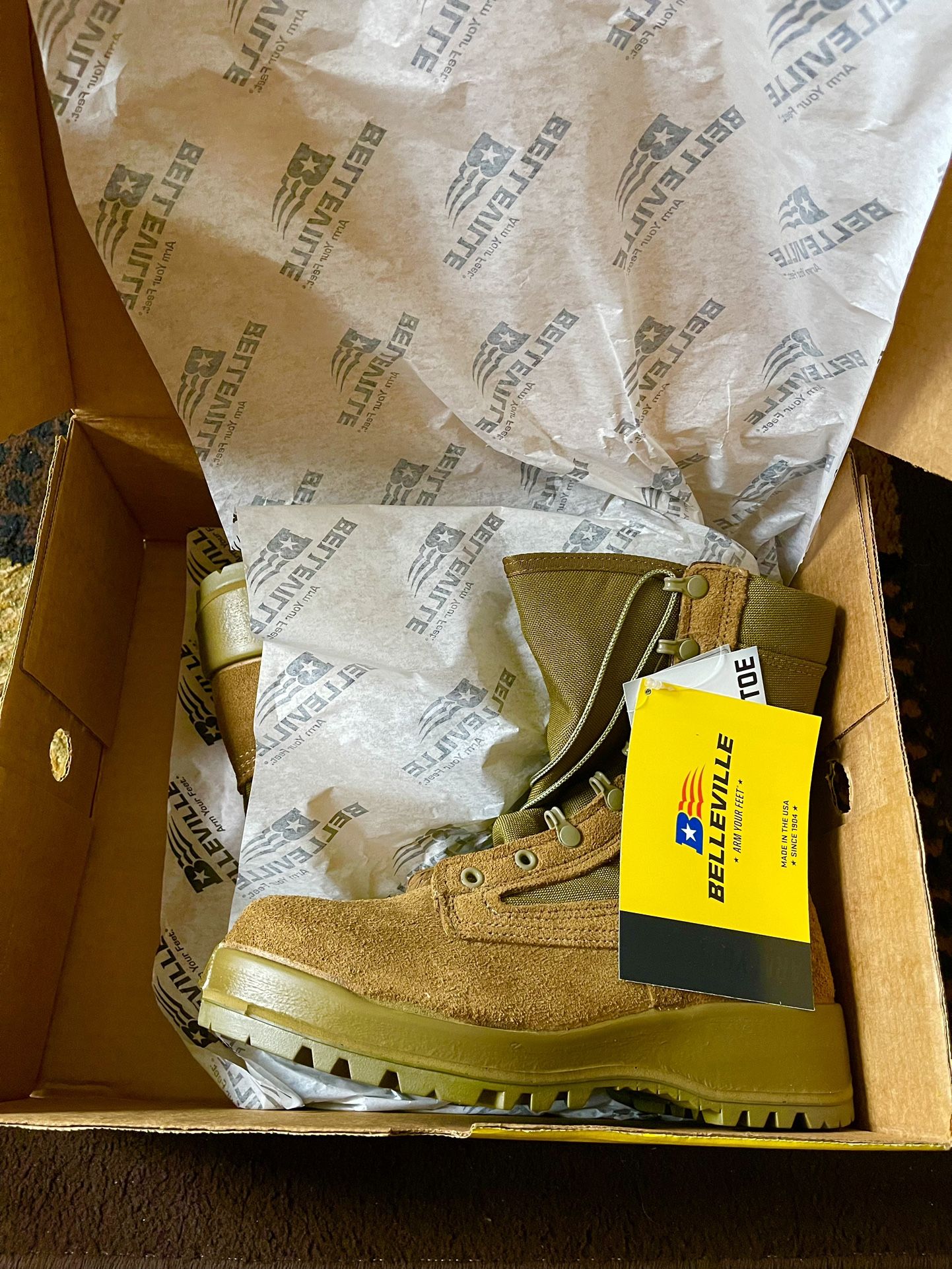 Belleville Military Boots Size 6 Wide