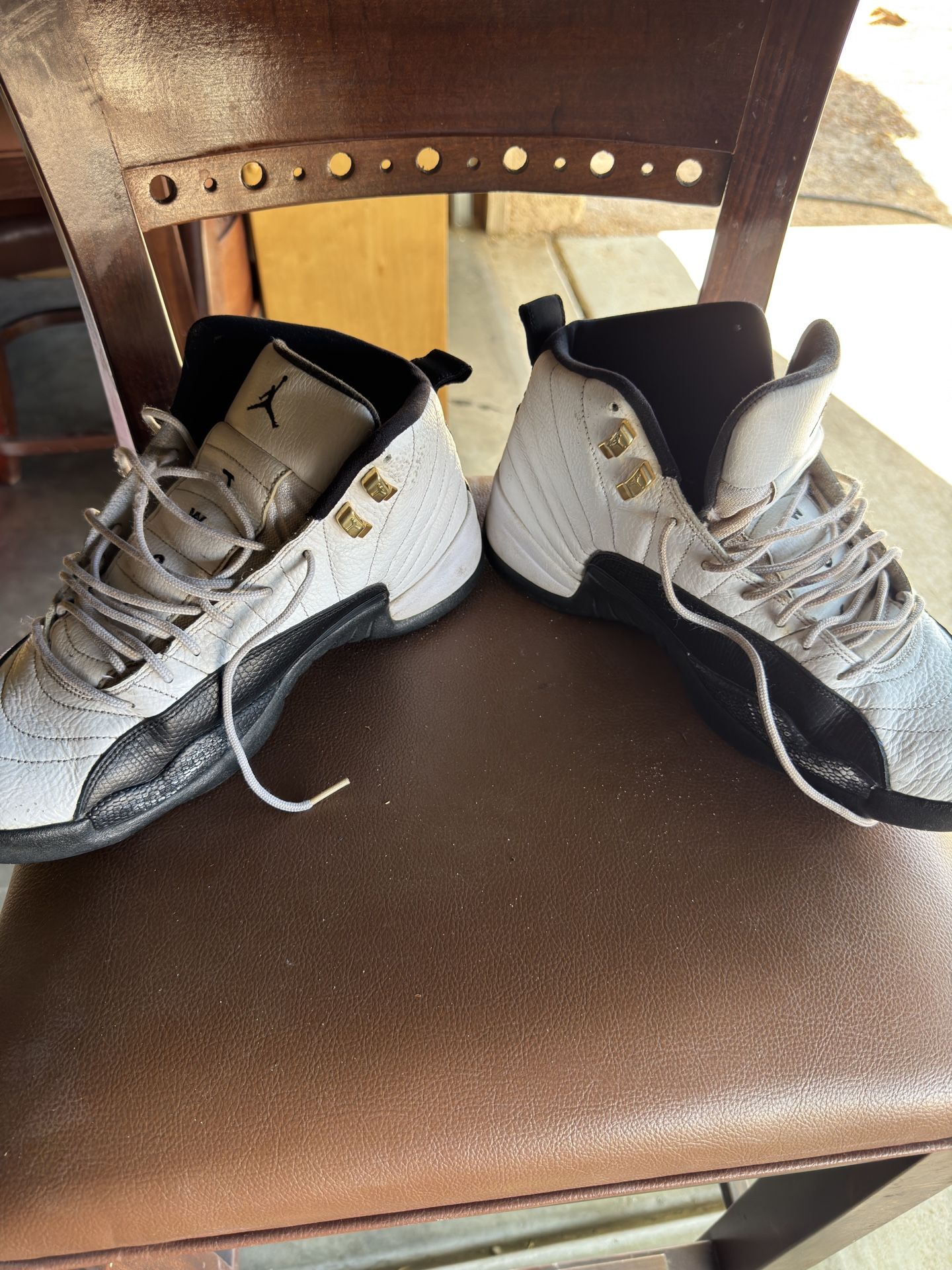 Size 11 Jordan 12 Retro Gym Black/White. 