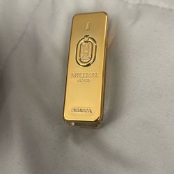 Million Gold Cologne Splash Bottle