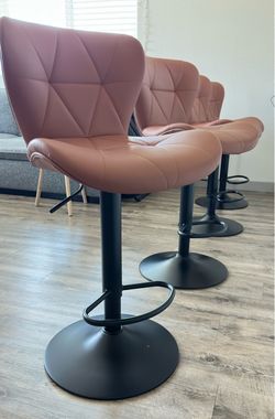 Bar Stools Set of 4 : Color Rust