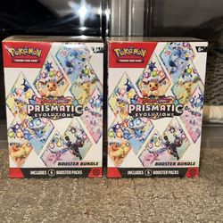 (2x) Pokemon TCG - Prismatic Evolutions Booster Bundle - $80