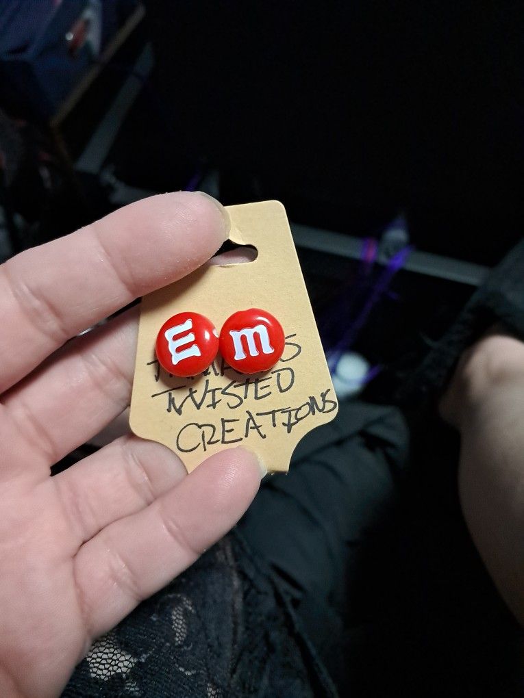 Earrings With Ms