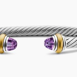 Adjustable Steel Twist Cuff Bracelet – Unisex