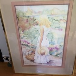 FREE - ART WORK, LADY WITH HAT