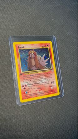 Pokemon Cards Neo Revelation First Edition Entei Holo