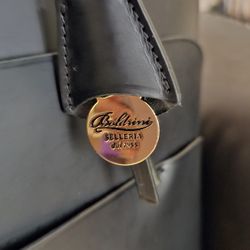 Boldrini Selleria Black Leather Bag