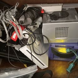 Video Game System And Game Lot “not$1”