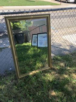 3 big golden mirrors all identical
