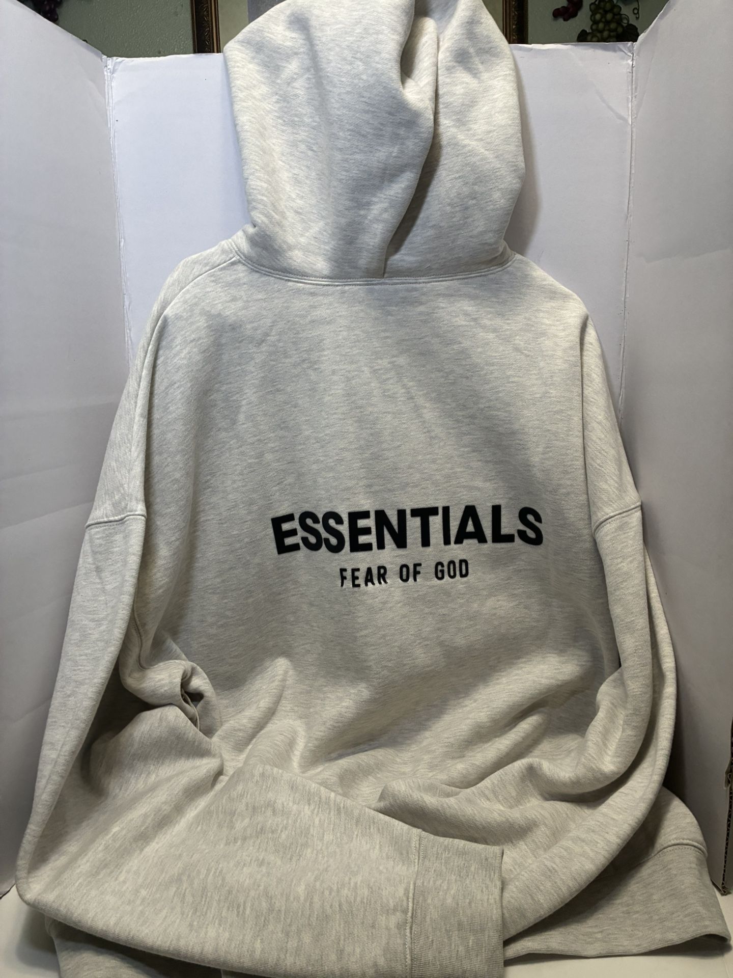 Light Oatmeal Essential Hoodie