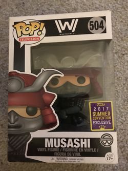 Funko pop convention exclusive westworld musashi