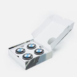 4PCS Genuine For BMW Floating Alloy Wheel Center Hub Caps