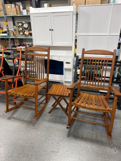 3 pc rocking chair set