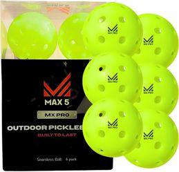 MX Pro Pickleballs – 6 Pack | Indoor & Outdoor Balls