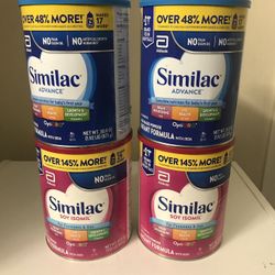 2 Sim😊ilac Adva😇nce 30.8 OZ . Each 25$ FIRM /2 Sim😊ilac S😇oy 30.8 OZ Each 20$ FIRM.