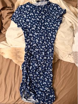 Blue flower dress
