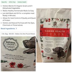 5lb Bag Of Dr Harvey’s Canine Health Dog Food