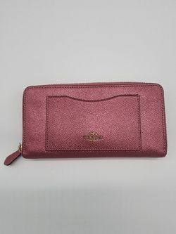 NWT (Detached) Coach Accordion Zip Wallet