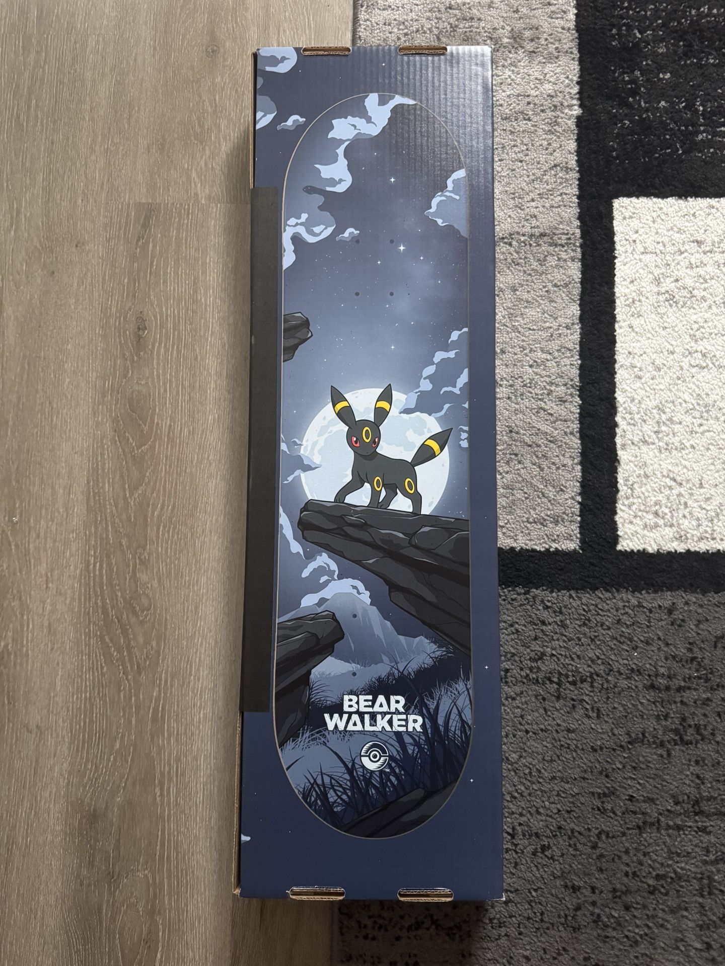 Pokemon Center x Bear Walker Umbreon Skateboard (limited out of 1600) (sealed in box)