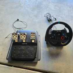 Logitech G29 Racing Wheel, Pedals, Shifter, Stand