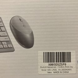Wireless Bluetooth Keyboard W/ Mouse