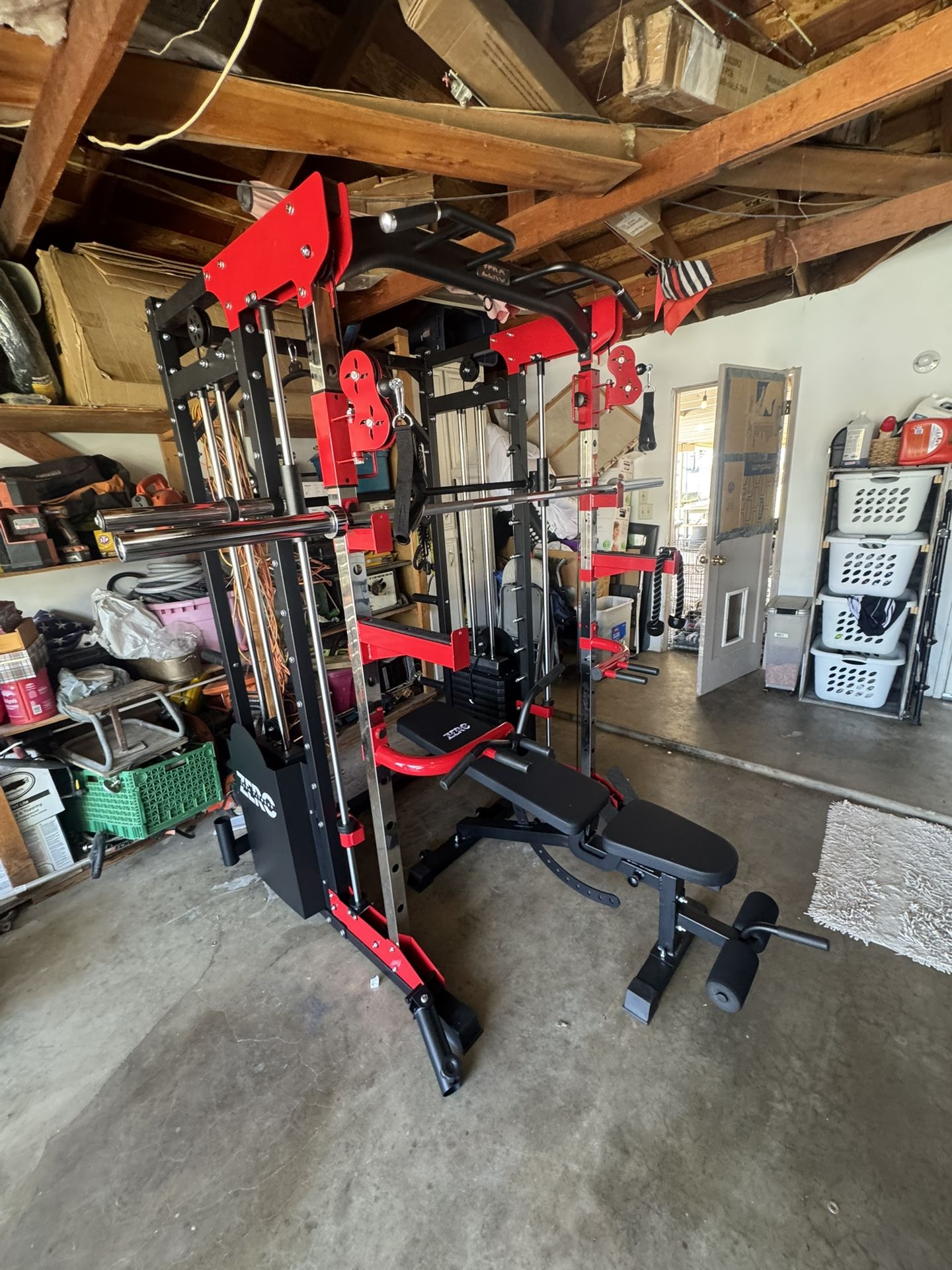 💥❗️NEW‼️FREE ASSEMBLY/DELIVERY 🔥🚚💥SMITH MACHINE✅ Complete Bundle✅