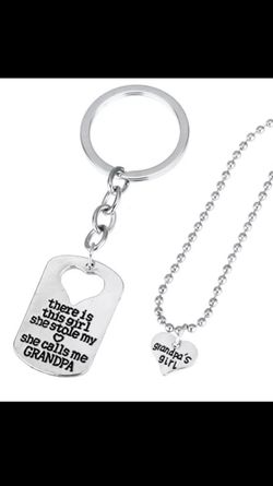 2 piece silver necklace and earring set! Brand new! Awesome Father's Day gift!