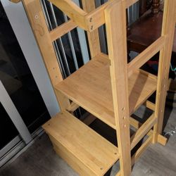 Wooden Step Stool 