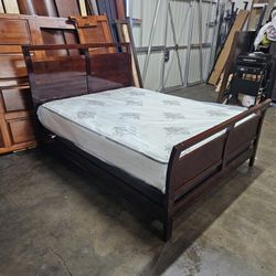 Queen Bed And Mattress