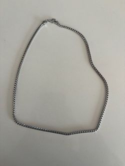925 Italian Franco Sterling Silver Chain