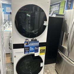 LG Tower Washer And Dryer White One Piece
