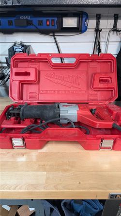 Milwaukee Corded Reciprocating Saw with Case